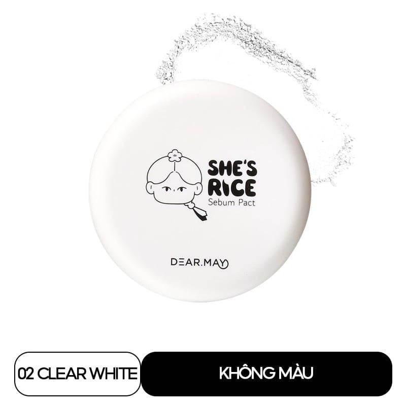 Phấn Phủ Dearmay Dạng Nén Kiềm Dầu She'S Rice Sebum Pact 12g