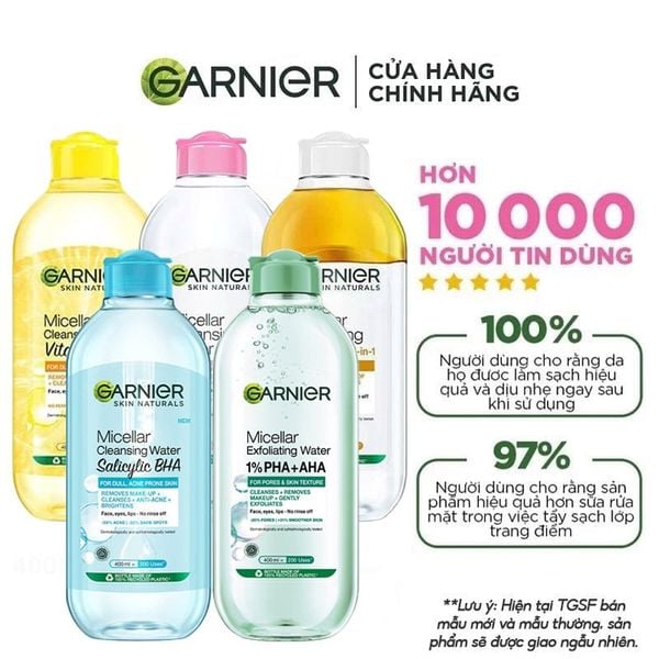 Nước Tẩy Trang Garnier Làm Sạch Sâu Micellar Cleansing Water
