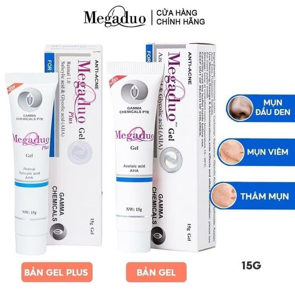 Gel Dưỡng Hỗ Trợ Giảm Mụn, Làm Mờ Thâm Mụn Megaduo Anti-Acne Gel 15g