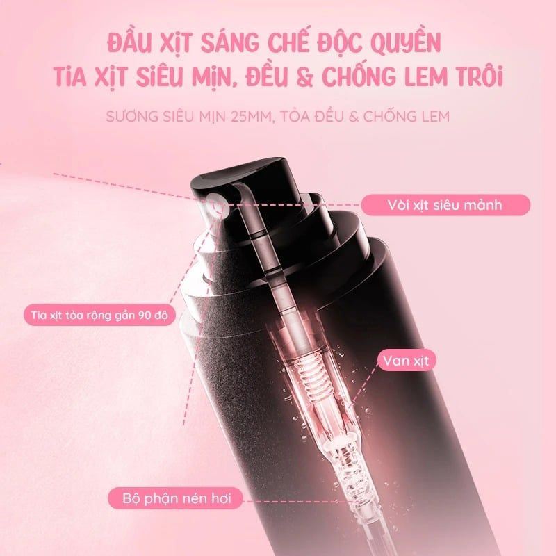 Xịt Khóa Nền Cố Định Trang Điểm Pramy Setting Spray Finish