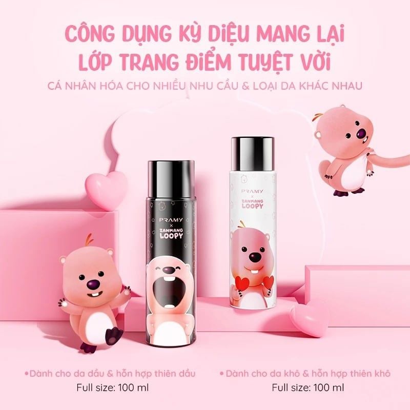 Xịt Khóa Nền Cố Định Trang Điểm Pramy Setting Spray Finish