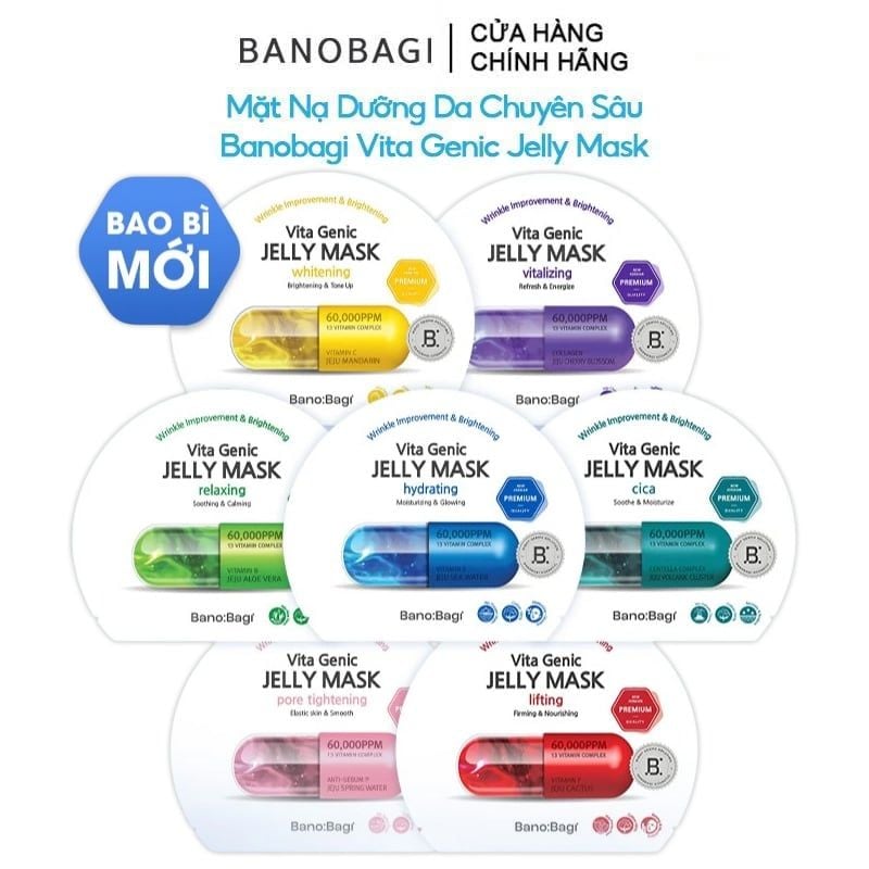Mặt Nạ Banobagi Dưỡng Da Chuyên Sâu Vita Genic Jelly Mask 30g