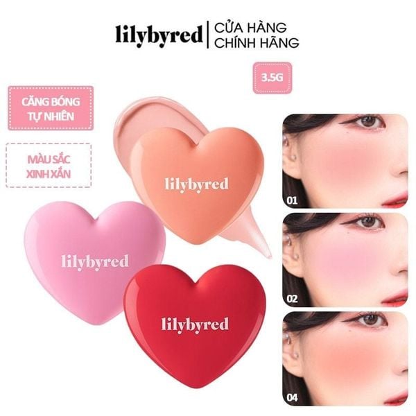 Má Hồng Dạng Kem Lilybyred Luv Beam Cheek Balm 3.5g