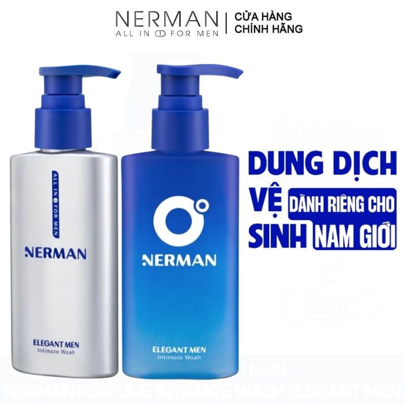 Dung Dịch Vệ Sinh Nam Nerman Elegant Men Intimate Wash 100ml (Che tên sản phẩm khi giao hàng)