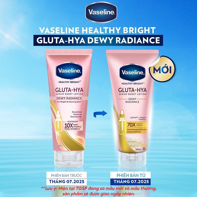 Tinh Chất Dưỡng Thể Body Vaseline Chống Nắng & Hỗ Trợ Dưỡng Sáng Da Toàn Thân Healthy Bright