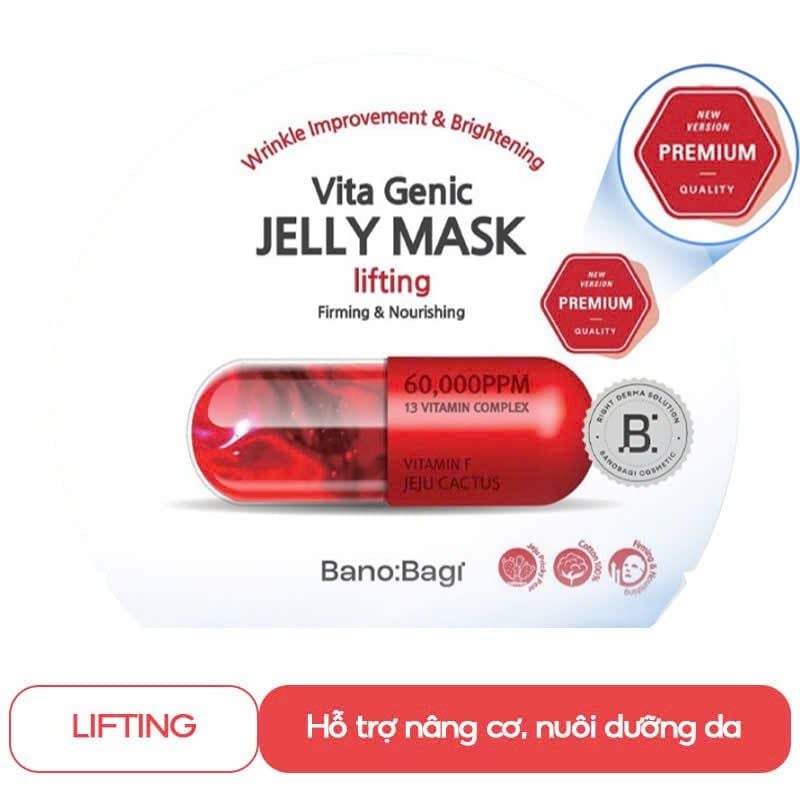 Mặt Nạ Banobagi Dưỡng Da Chuyên Sâu Vita Genic Jelly Mask 30g