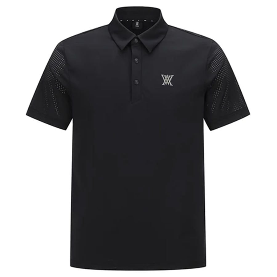 Áo golf nam tay ngắn Signature Logo Short T-Shirt - Black AGEMMTS01BKÁo golf nam tay ngắn Signature Logo Short T-Shirt - Black AGEMMTS01BK | Anew Golf