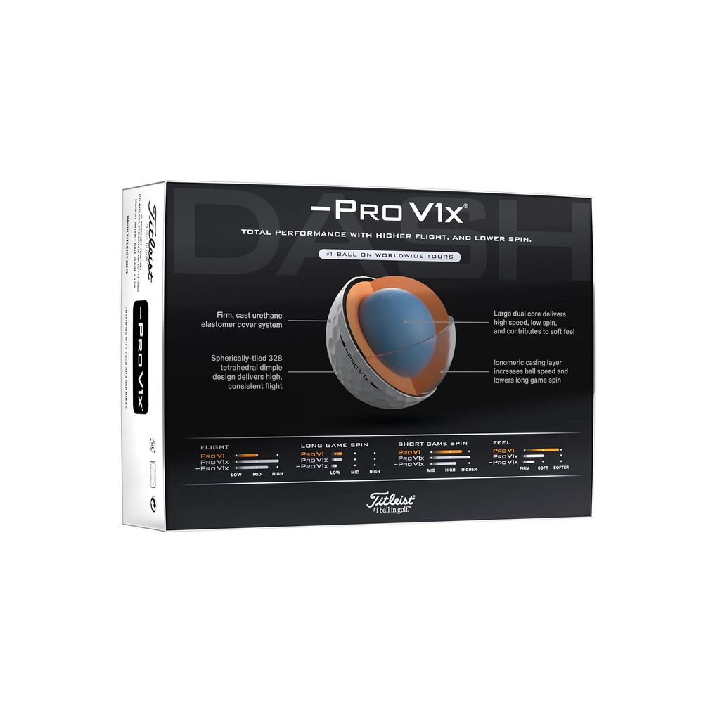 Bóng golf Pro V1X 19 LEFT DASH | Titleist