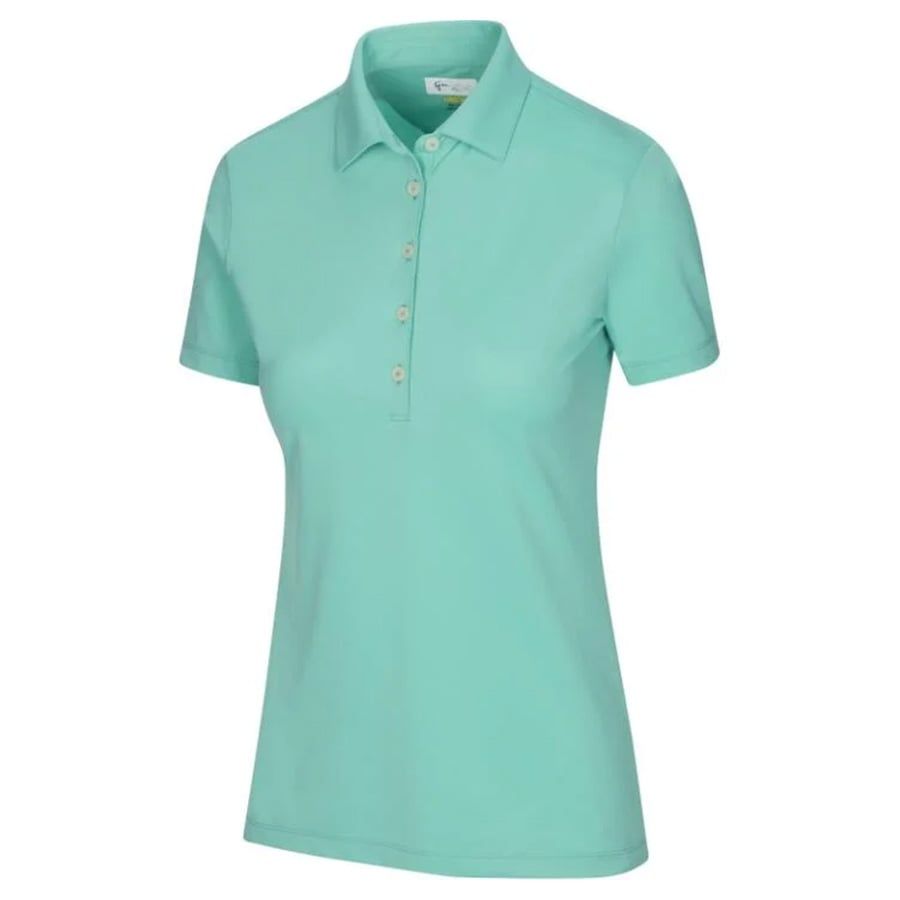 Áo golf nữ tay ngắn Protek Micro Pique S-S Polo - WATERFALL G2S21K450_Áo golf nữ tay ngắn Protek Micro Pique S-S Polo - WATERFALL G2S21K450_WAFL | Greg Norman
