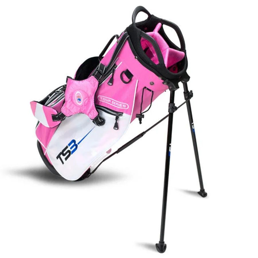 Túi gậy golf trẻ em TS3-51 Stand Bag 27.5 Inch, v15 - Pink-White Bag 5Túi gậy golf trẻ em TS3-51 Stand Bag 27.5 Inch, v15 - Pink-White Bag 51071 | US Kids Golf