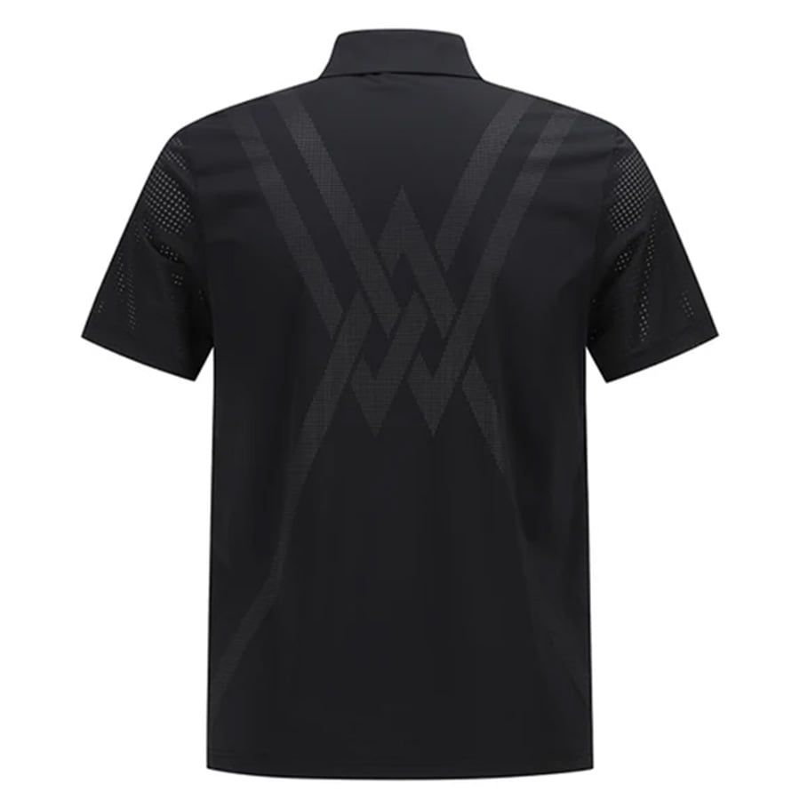 Áo golf nam tay ngắn Signature Logo Short T-Shirt - Black AGEMMTS01BK