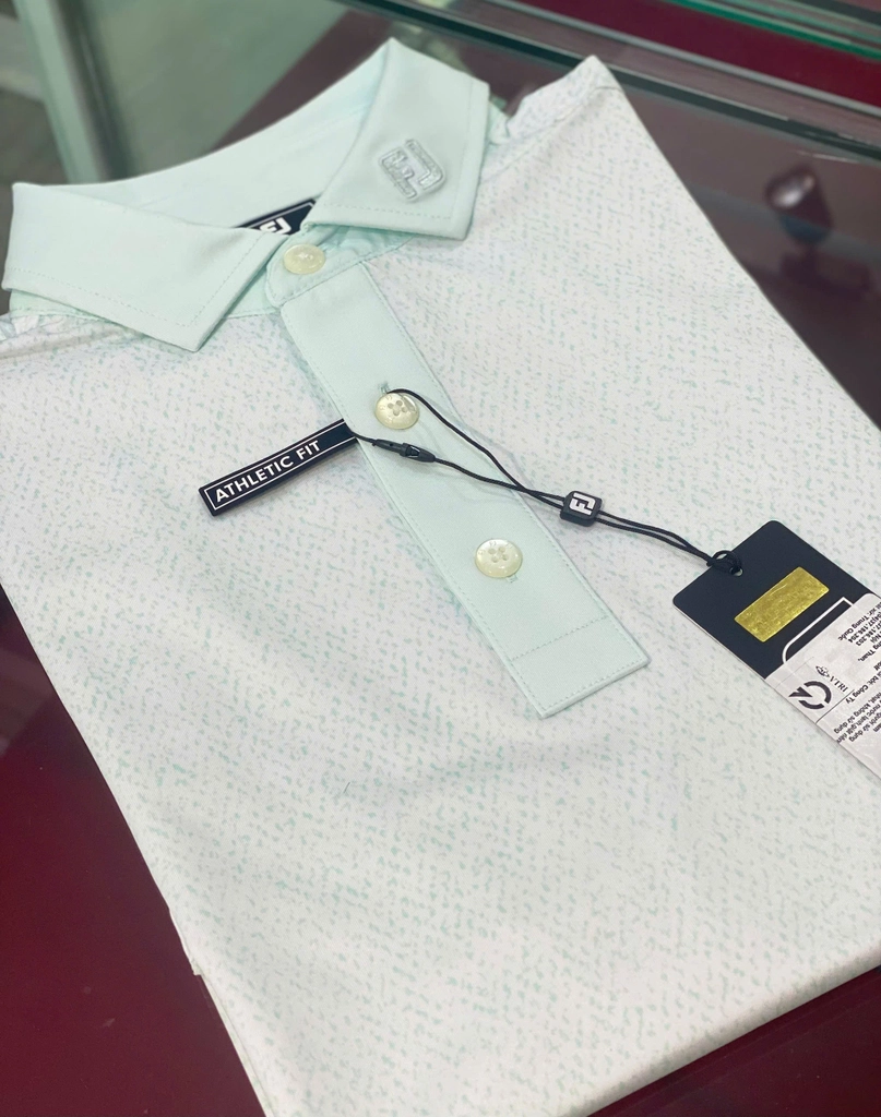 Áo Golf Nam Tay Ngắn Tailor Texture Lisle 40806 | Footjoy