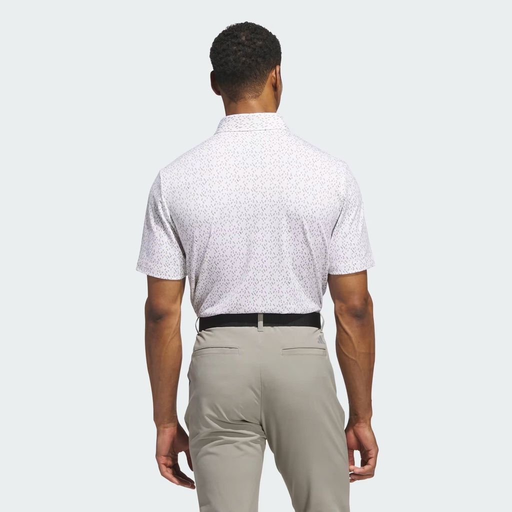 Áo golf nam tay ngắn Ultimate365 Micro Argyle Polo Shirt White / Putty