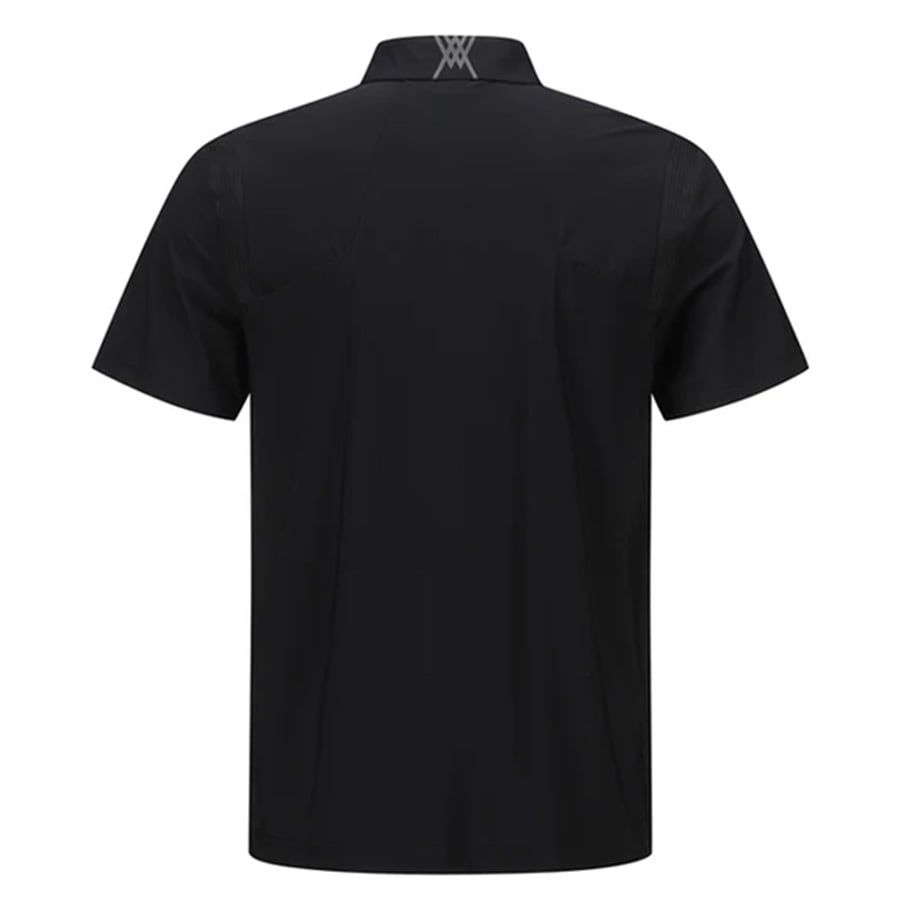 Áo golf nam tay ngắn Sporty Short T-Shirt - Black AGEMMTS02BK | Anew G