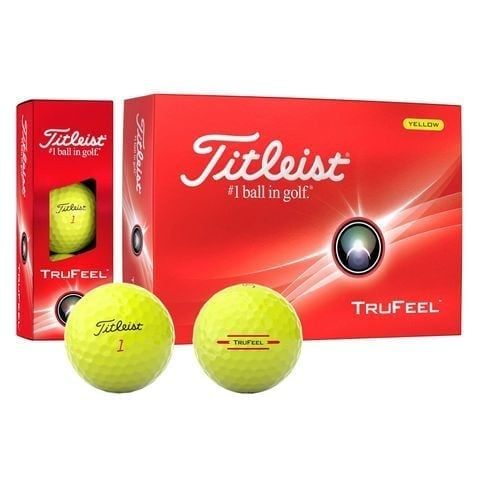 Hộp 12 bóng golf TruFeel 2 lớp 2024 màu Vàng | TitleistHộp 12 bóng golf TruFeel 2 lớp 2024 màu Vàng MEGA SALE | Titleist