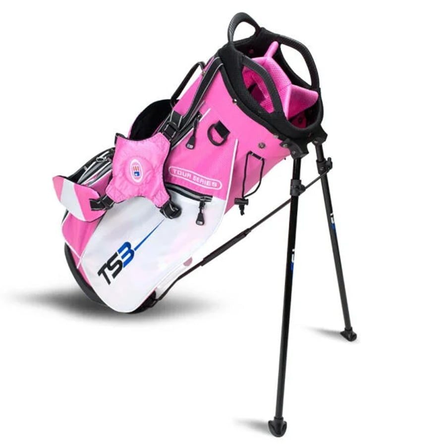 Túi gậy golf trẻ em TS3-63 Stand Bag 33.5 Inch, v5 - Pink-White Bag 63Túi gậy golf trẻ em TS3-63 Stand Bag 33.5 Inch, v5 - Pink-White Bag 63251 | US Kids Golf
