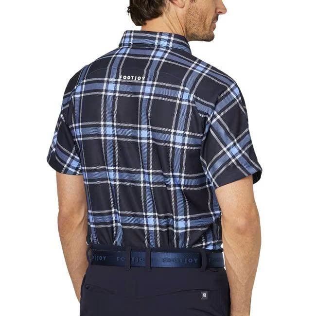 Áo golf nam tay ngắn S/S print shirts Dark Navy 34681 | FootJoy