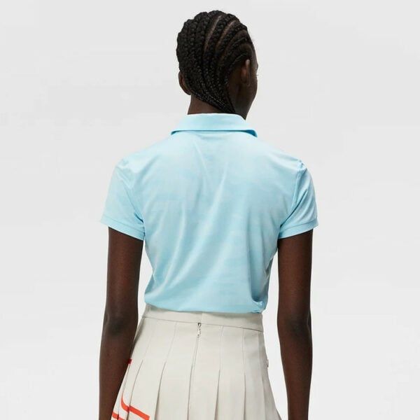 Áo golf nữ tay ngắn Alaya Jacquard Polo Neptune Jacquard Atomizer GWJT