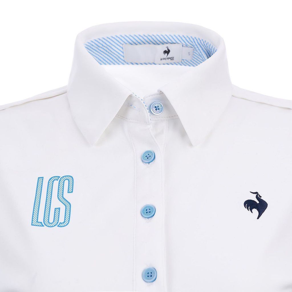 Áo golf tay ngắn nữ LG5SHS09LV-WH00 | Le Coq Sportif