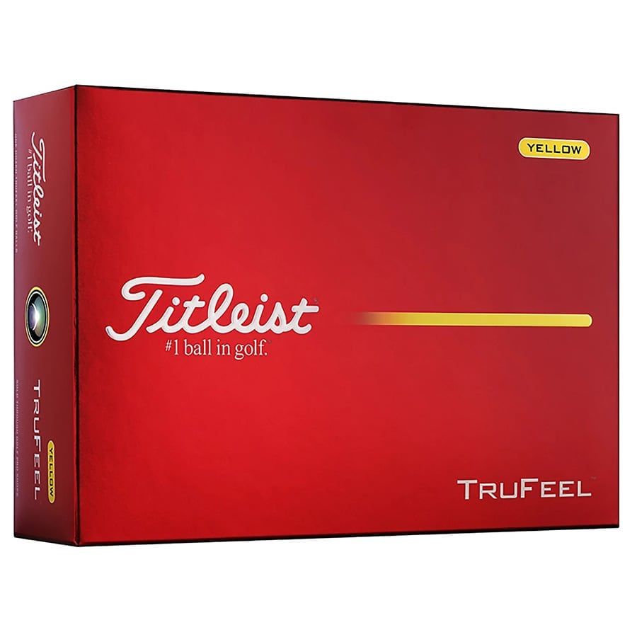 Hộp 12 bóng golf TruFeel 2 lớp 2026 màu Vàng | TitleistHộp 12 bóng golf TruFeel 2 lớp 2026 màu Vàng | Titleist