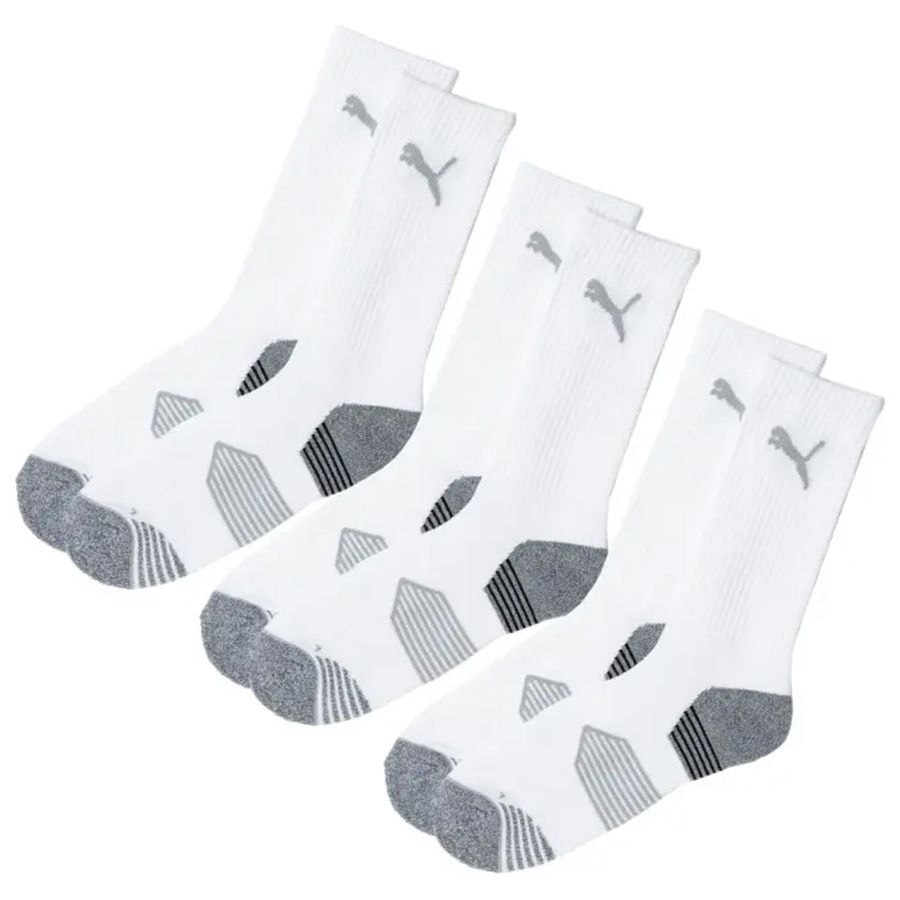 Combo 3 đôi vớ golf PUMA ESSENTIAL CREW CUT 3 PAIR PACK - Bright WhiteCombo 3 đôi vớ golf PUMA ESSENTIAL CREW CUT 3 PAIR PACK - Bright White 85856301 | PUMA