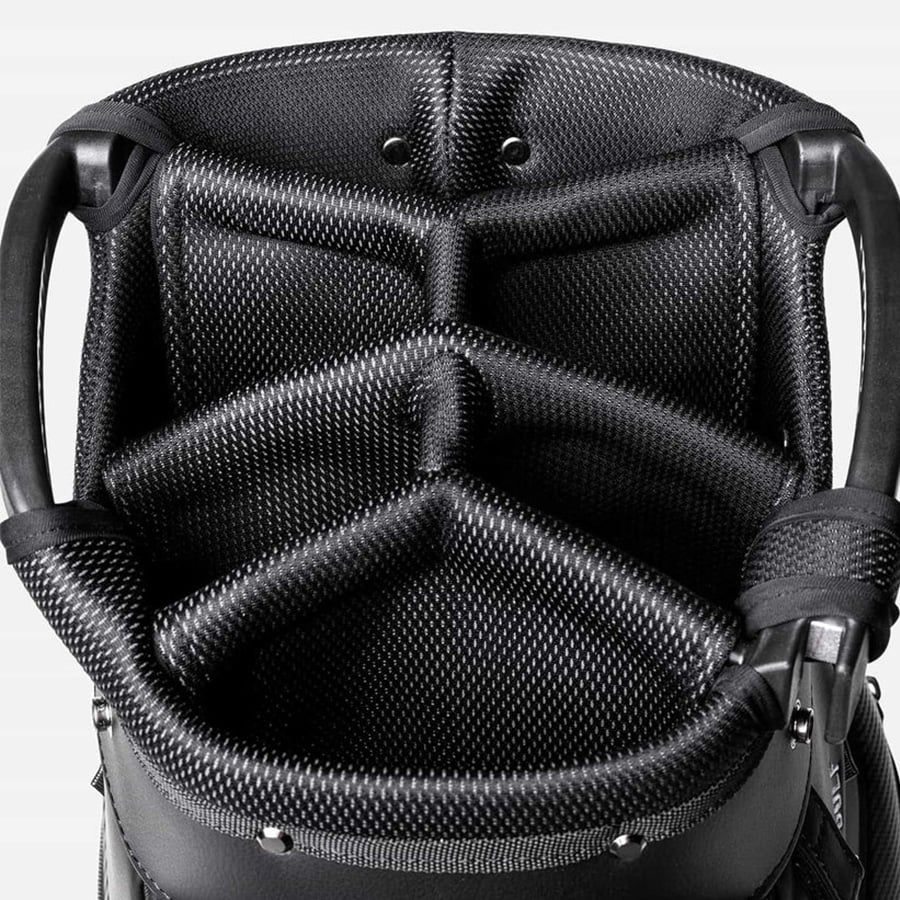 Túi Gậy Golf Deluxe B-PG-081-BLK | PXGKhoang miệng chia 6 ngăn của Túi Gậy Golf Deluxe B-PG-081-BLK | PXG