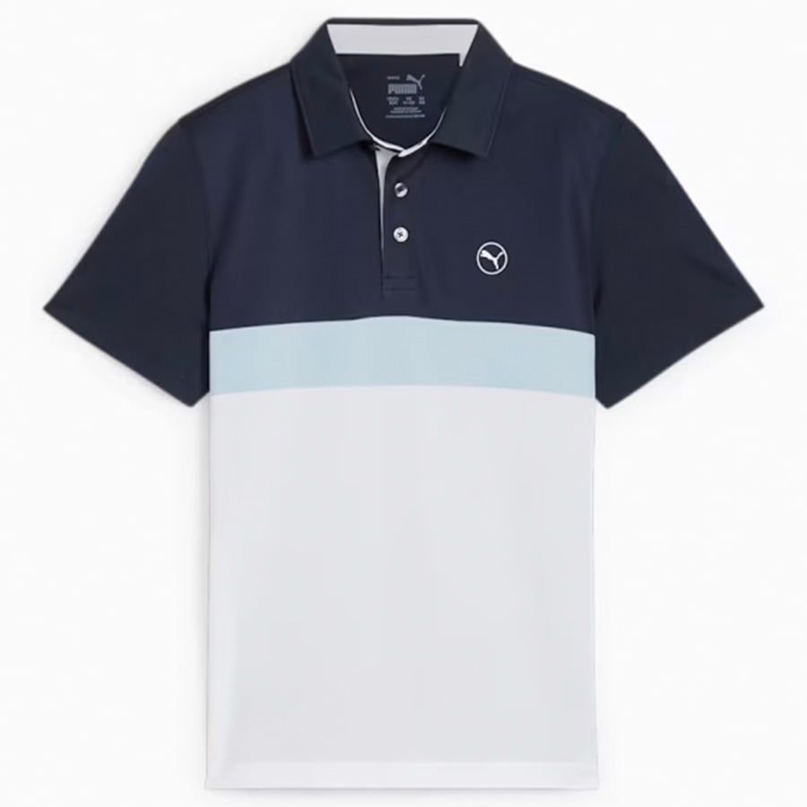 Áo golf tay ngắn trẻ em Boys Colorblock Polo - Deep Navy-White Glow 62Áo golf tay ngắn trẻ em Boys Colorblock Polo - Deep Navy-White Glow 62577306 | PUMA
