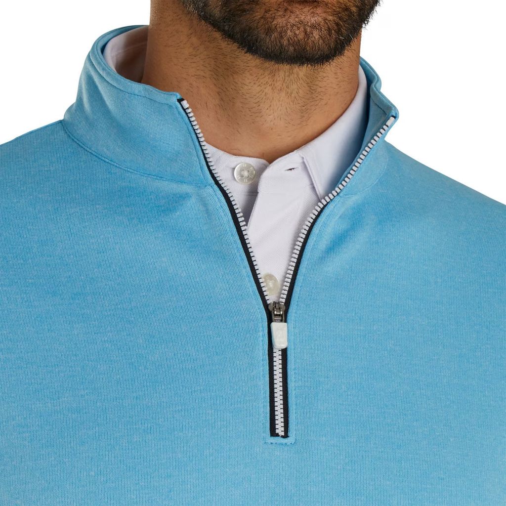 Áo Khoác Nam Ribbed Quarter Zip, Flatback Rib Pullover 82085 | FootJoy