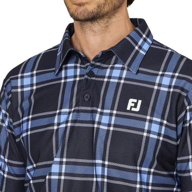 Áo golf nam tay ngắn S/S print shirts Dark Navy 34681 | FootJoy