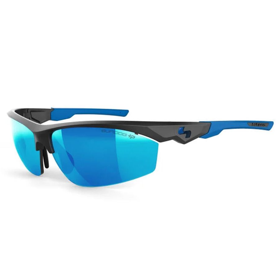 Kính râm Alpha Polarized - Matte Black/Brown Icy Blue Mirror PolarizedKính râm Alpha Polarized - Matte Black/Brown Icy Blue Mirror Polarized Lens 255011 | SUNDOG