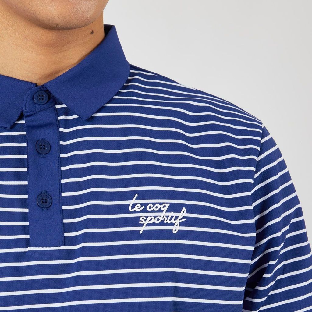 Áo golf tay ngắn nam GP221MTS61-RBLU | Le Coq Sportif