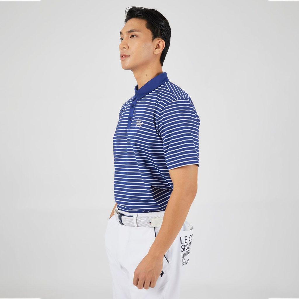Áo golf tay ngắn nam GP221MTS61-RBLU | Le Coq Sportif
