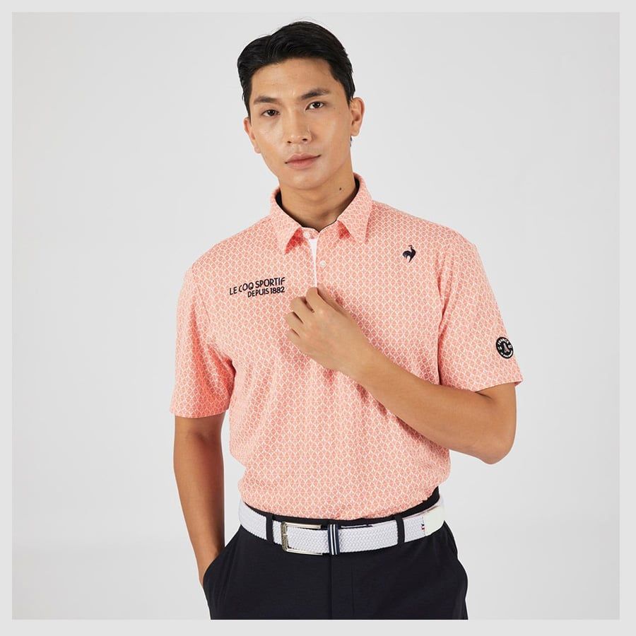 Áo golf tay ngắn nam QGMXJA07V-OR00 | Le Coq SportifÁo golf tay ngắn nam QGMXJA07V-OR00 | Le Coq Sportif