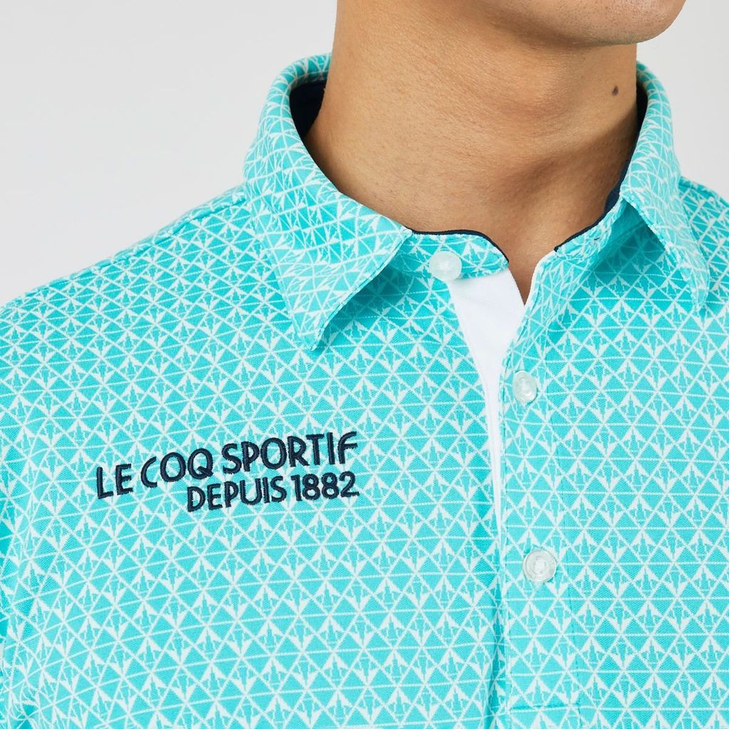 Áo golf tay ngắn nam QGMXJA07V-GR00 | Le Coq Sportif