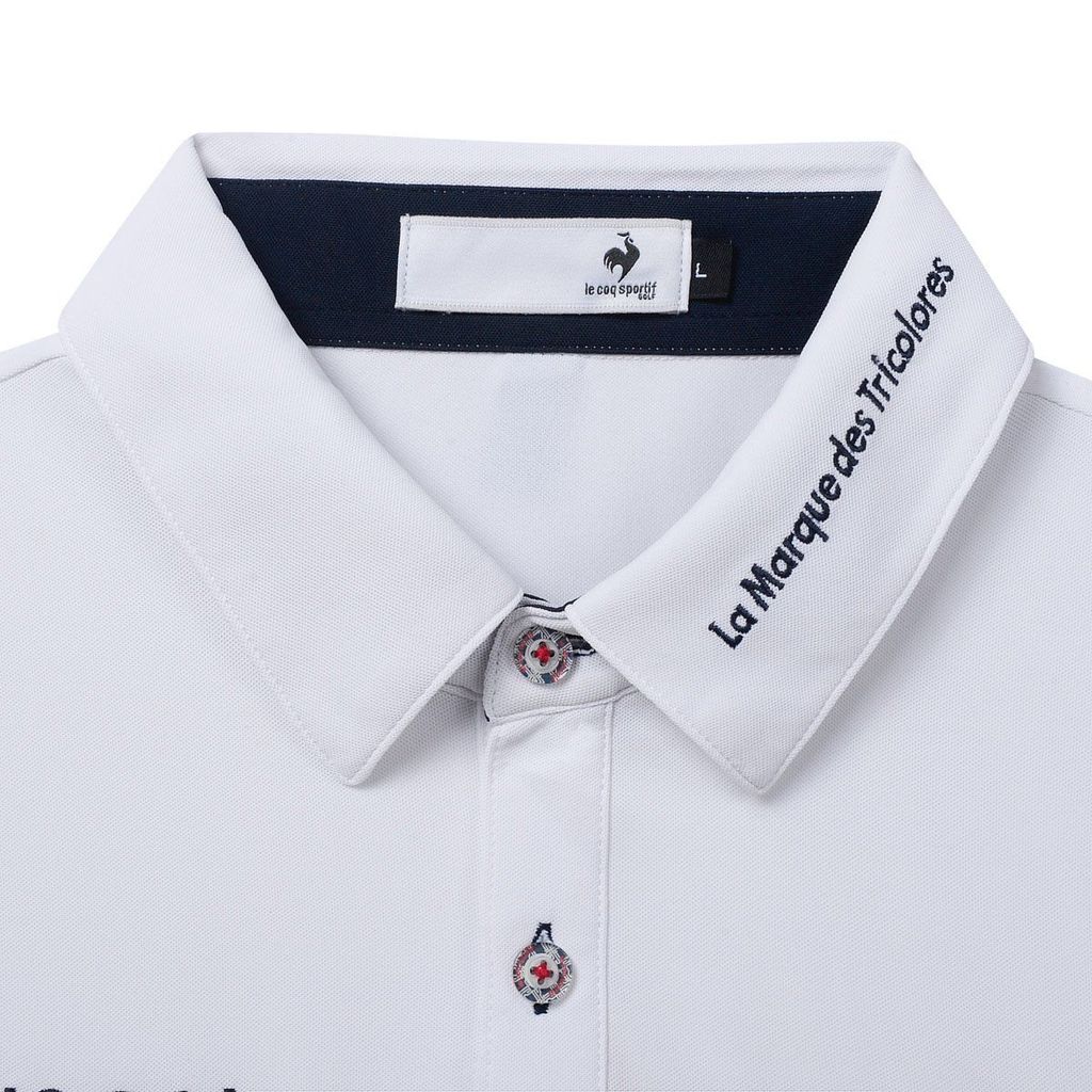 Áo golf tay ngắn nam LG5SHS13MV-WH00 | Le Coq Sportif