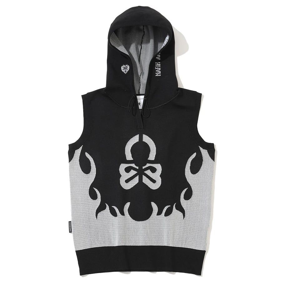 Áo Golf Nữ Tay Ngắn Duel Hooded Knit Mesh Vest MLW-6A-AB32 | MARK & LO