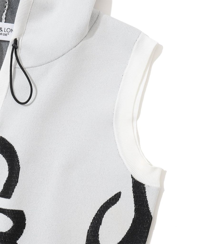 Áo Golf Nữ Tay Ngắn Duel Hooded Knit Mesh Vest MLW-6A-AB32 | MARK & LO