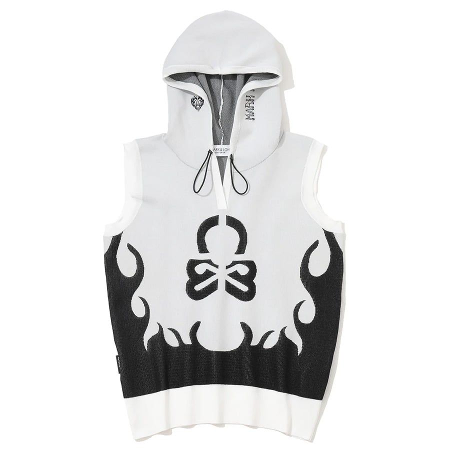 Áo Golf Nữ Tay Ngắn Duel Hooded Knit Mesh Vest MLW-6A-AB32 | MARK & LO