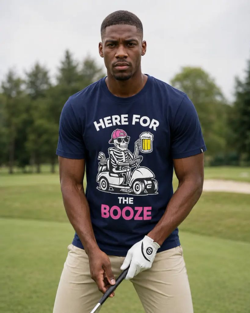 Áo Golf Nam Tay Ngắn Here For The Booze Wildside T-shirt WS1003171-06