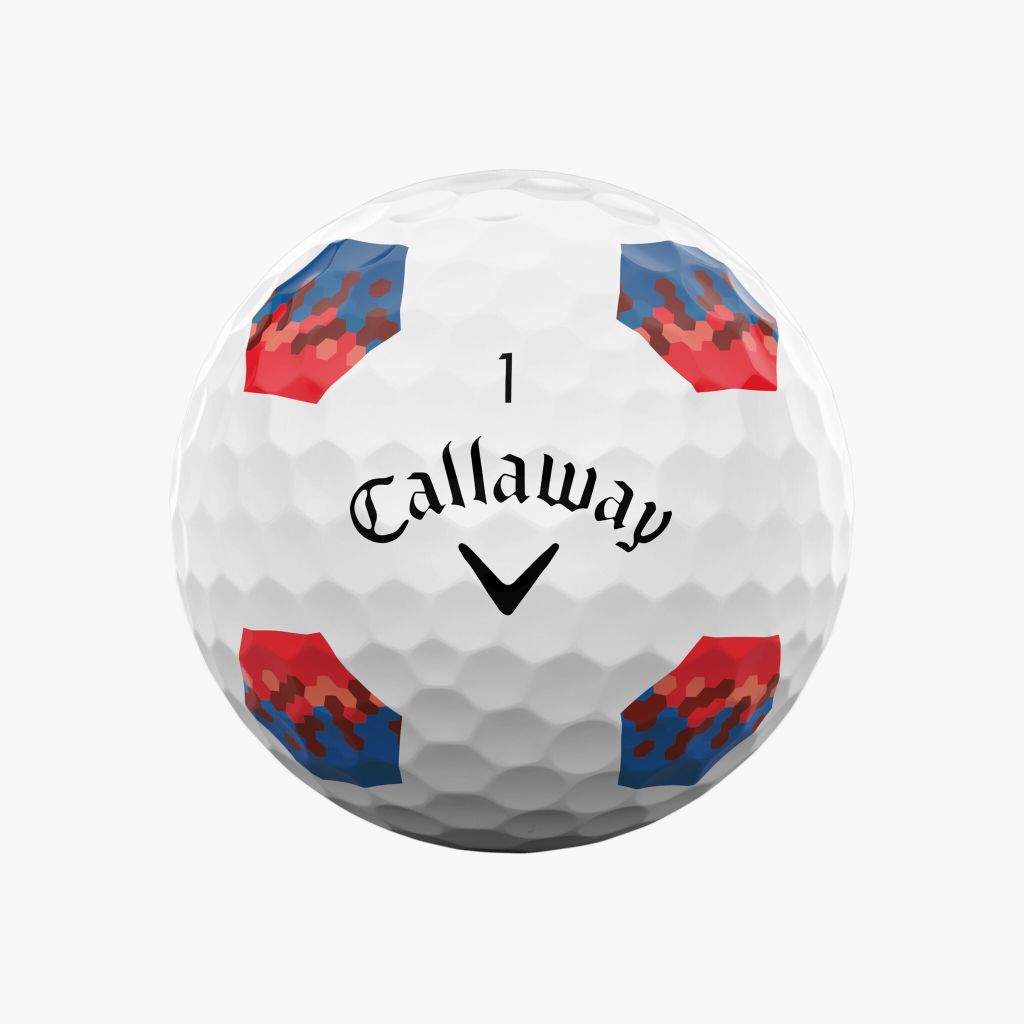 Bóng golf CHROME SOFT 24 TruTracK Blue/Red | Callaway