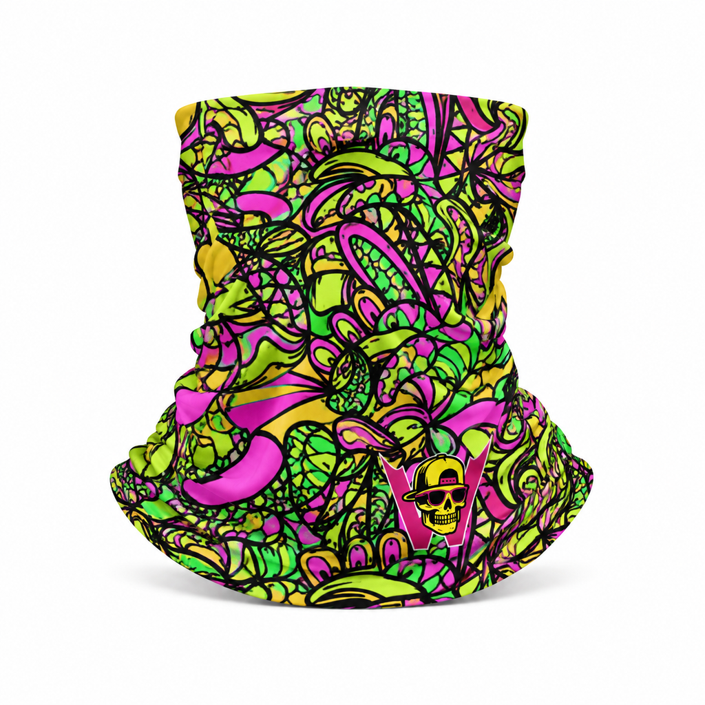Khẩu Trang Chống Nắng Wildside Neck gaiter Neon riot WS2014262 | Wilds