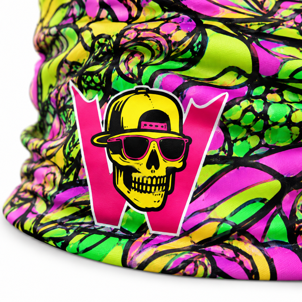 Khẩu Trang Chống Nắng Wildside Neck gaiter Neon riot WS2014262 | Wilds
