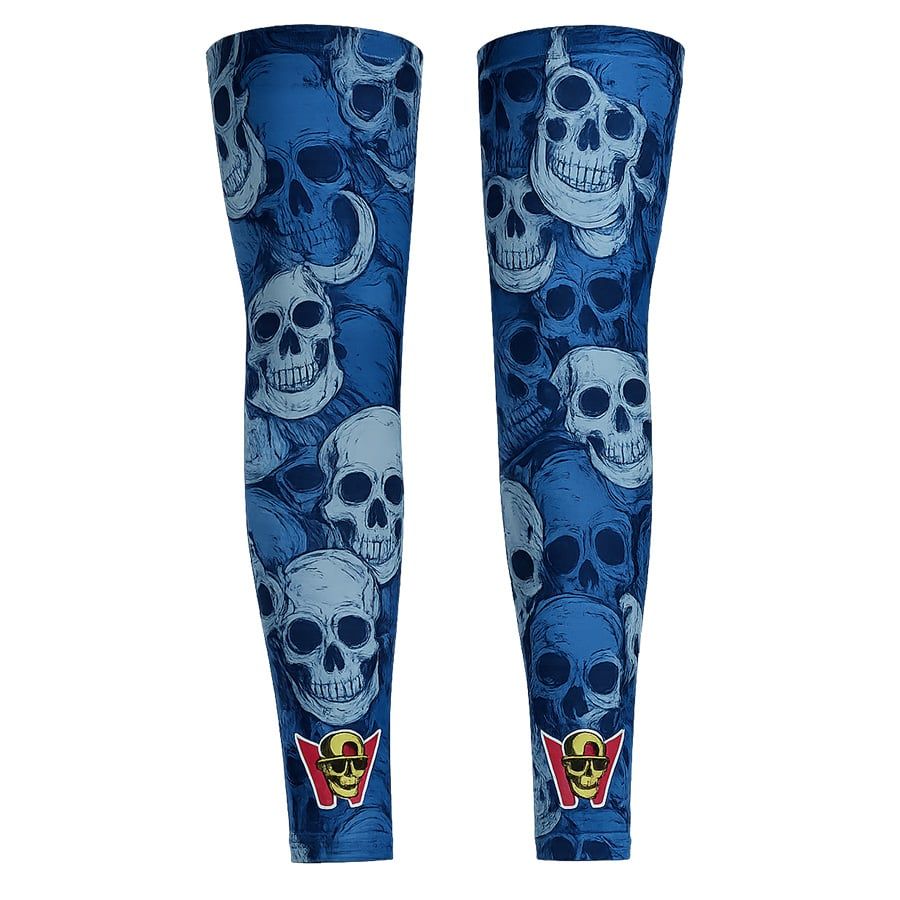 Ống Tay Chống Nắng Blue Skulls UV Sleeves WS203730-05 | WildsideỐng Tay Chống Nắng Blue Skulls UV Sleeves WS203730-05 | Wildside