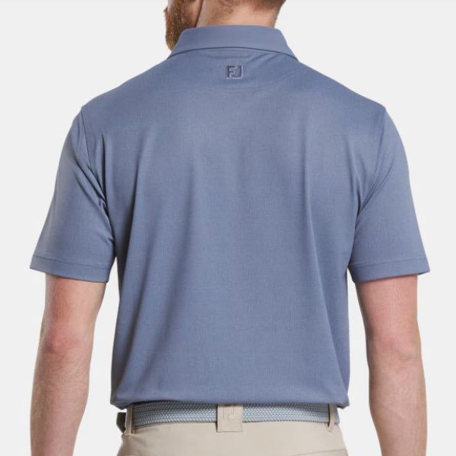Áo Golf Tay Ngắn FootJoy Tonal Texture Print Pique, Spread Collar 3268