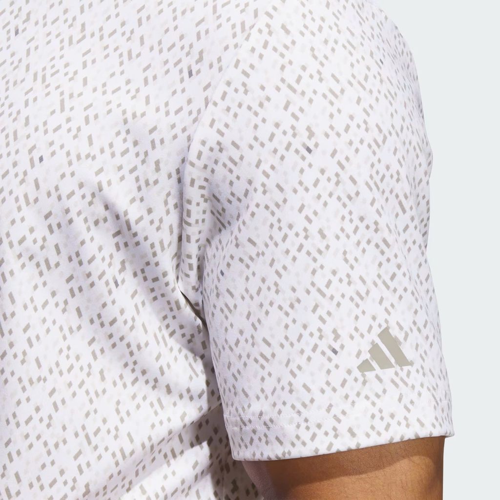 Áo golf nam tay ngắn Ultimate365 Micro Argyle Polo Shirt White / Putty