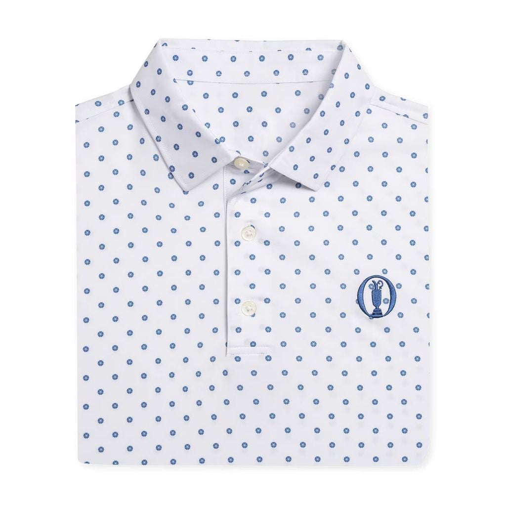 Áo Golf Nam Tay Ngắn Open Ditsy Floral Lsl 43047 White | FootJoy