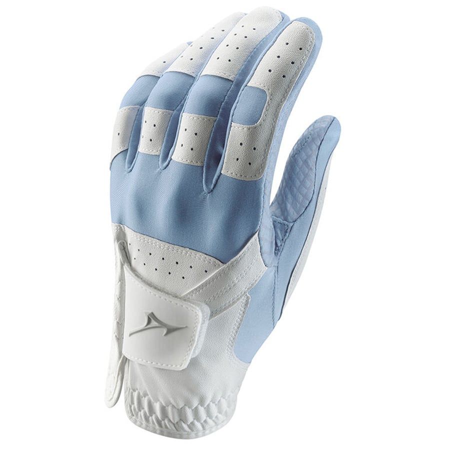 Găng tay golf nữ MIZUNO LADIES STRETCH GLOVE WHITE/BLUE G20STRCHLP21 |Găng tay golf nữ MIZUNO LADIES STRETCH GLOVE WHITE/BLUE G20STRCHLP21 | Mizuno