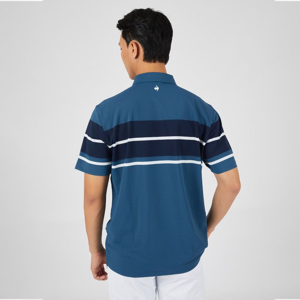 Áo golf tay ngắn nam GP121MTS36-DGRN | Le Coq Sportif
