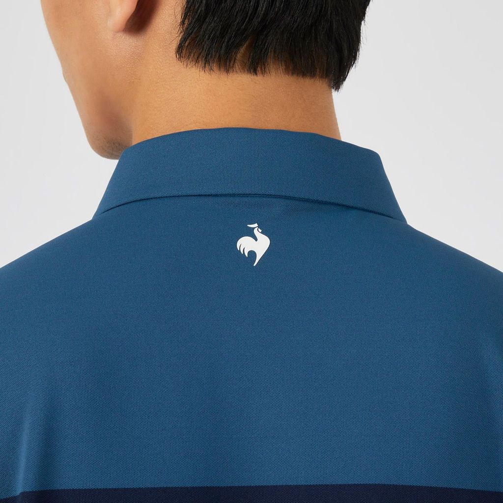 Áo golf tay ngắn nam GP121MTS36-DGRN | Le Coq Sportif
