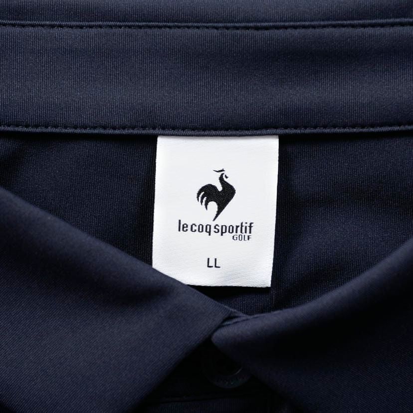 Áo golf tay ngắn nam GP221MTS53-NAVY | Le Coq Sportif